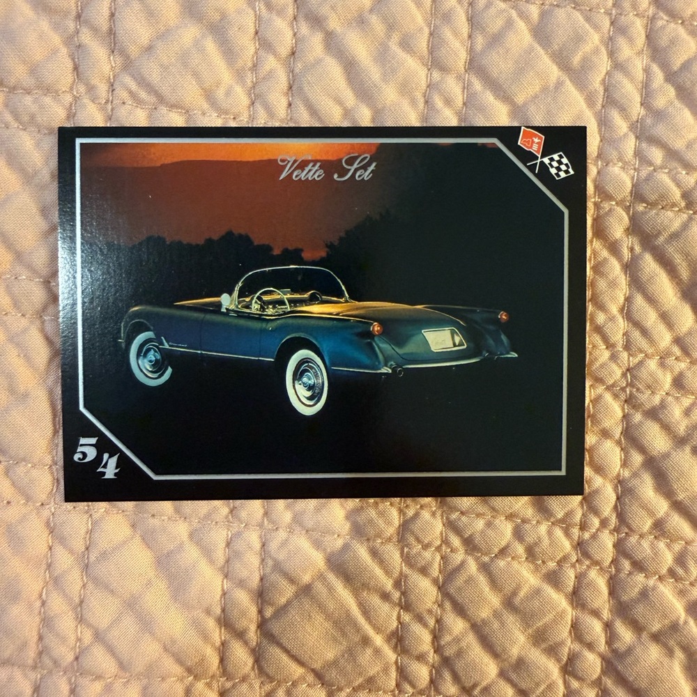 Classic Convertible Collectible Cards Set